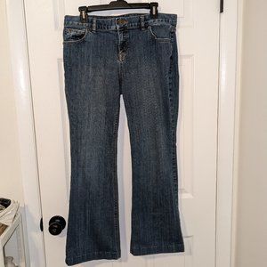 Lands' End boot cut jeans size 12